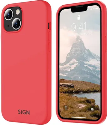 Obrázek produktu pro Tekuté silikonové pouzdro pro iPhone 15 plus - červené