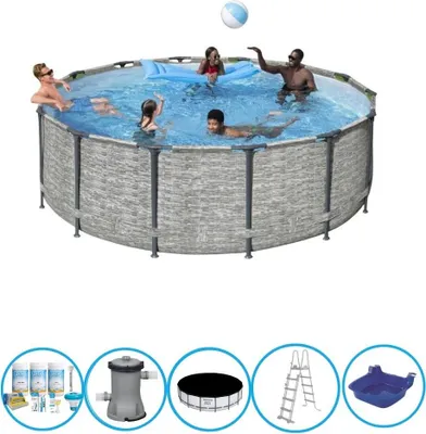 Zdjęcie produktu dla Bestway - Basen Steel Pro MAX - Z akcesoriami - 427x122 cm