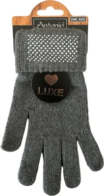 graue Winterhandschuhe