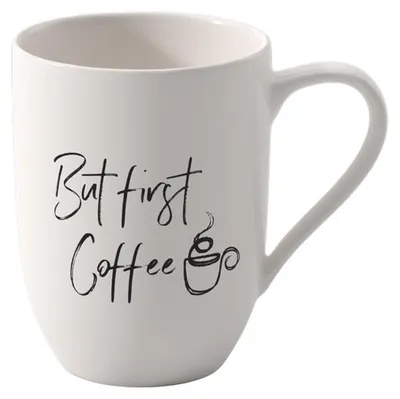 Zdjęcie produktu dla like. by Villeroy & Boch Statement Becher mit Henkel But first Coffee-Set 4-teilig
