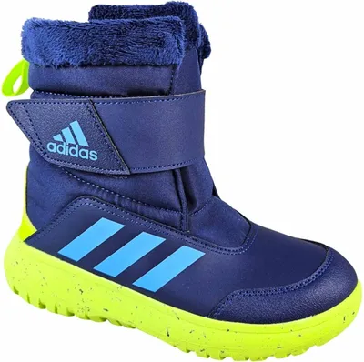 Produktbild von Adidas Schneestiefel IF1716 aus Gummi und Fell, isoliert, rutschfest und mit Feuchtigkeitsschutz
