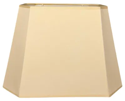 Produktbild von Various Leuchten Lampenschirm Conica rechteckig achteckig Warm Beige – E27 Stoffschirm 30cm