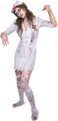 Produktbild von Krankenschwester Kostüm Zombie für Damen S