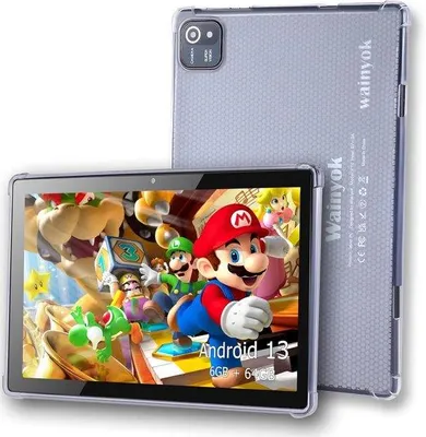 Productafbeelding van 10.1 Inch Android Tablet voor Kinderen - 6GB RAM, 64GB Intern Geheugen, 1TB Uitbreidbaar, 2.0GHz Octa-Core, Dual Camera's, HD IPS Scherm