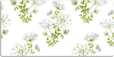 Produktbild von Schreibtischmatte Tischunterlage 100x50 cm Mauspad - Zarte Blumen
