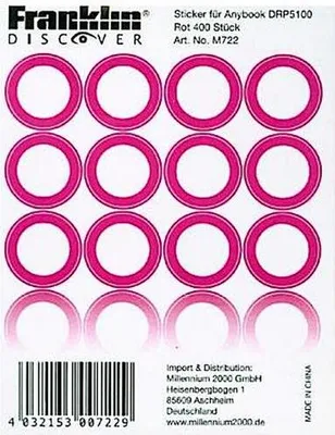 Produktbild von Anybook Sticker rot für DRP5100