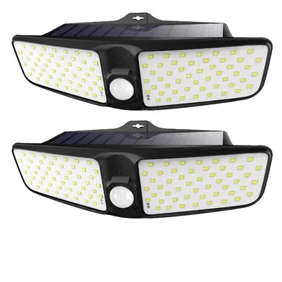 Obrázek produktu pro Solární pouliční lampa, 100LED PIR senzor pohybu, ovládání slunečním světlem, SL2100X2