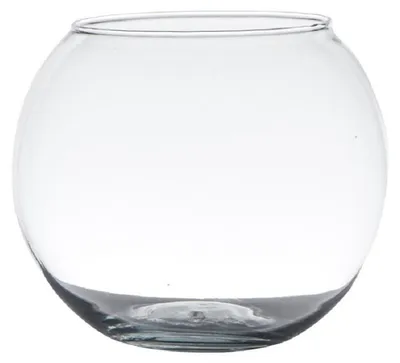 Produktbild von Hatchet Glasvase - kugelformig - Glas - transparent - 11 x 14 cm