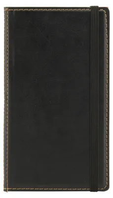 Image de Porte-factures Securit WOOD en cuir et bois noir compartiment à monnaie en bois