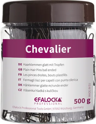 Produktbild von Efalock Chevalier Haarklemmen 7 cm braun 500 g