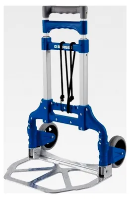 Produktbild von Klappbare Sackkarre/Transportkarre mit Gepäckspanner, 60 kg Tragkraft