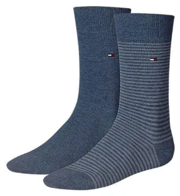 Productafbeelding van Tommy Hilfiger Sokken met klein streepmotief, heren (2-pack)