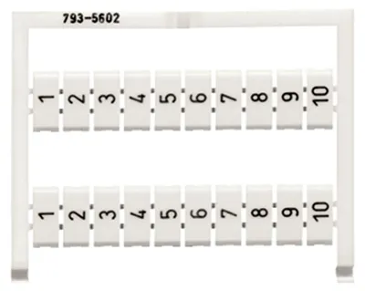 Imagen del producto de Sistema de etiquetado WAGO WMB S 1-10 (10 unidades) 793-602, 5 unidades