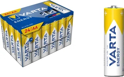 Obrázek produktu pro Varta Energy AA, Baterie na jedno použití, AA, Alkalický, 1,5 V, 2 kusů, 1,5 V