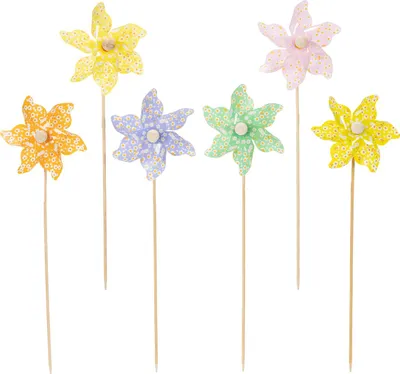 Produktbild von Blumenstecker Windmühle Gartendeko Frühling Außenbereich, 12 Stück