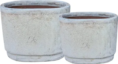 Produktbild von PTMD – Topf Javier – Grau – 48 x 32 x 38 cm – 2er-Set