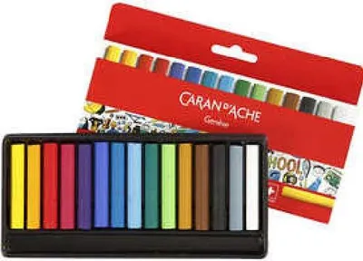 Immagine prodotto di Caran d'Ache pastello a olio junior set di 15 matite creative da colorare per bambini