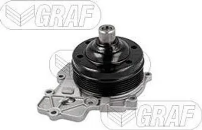 Produktbild von GRAF Kühlmittelpumpe Wasserpumpe passend für MERCEDES-BENZ SPRINTER 3,5-t Kasten (906) PA1264