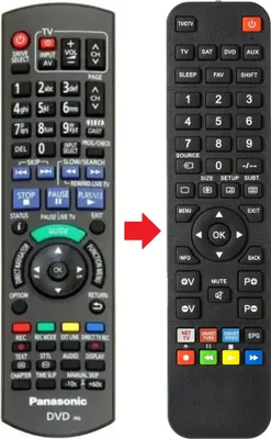 Produktbild von Fernbedienung passend für PANASONIC DMRXS400IR6 | N2QAYB000644