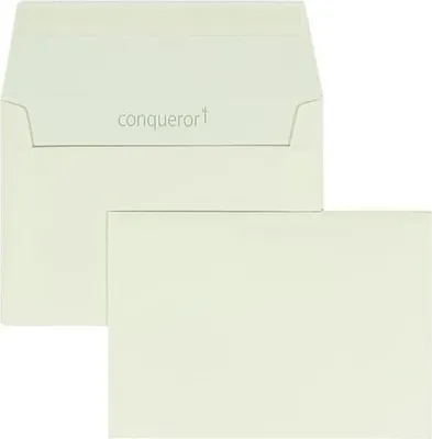 Produktbild von Briefumschläge Conqueror Texture C6 120g/qm haftklebend VE=500 Stück perlmutt