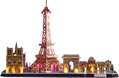 Zdjęcie produktu dla puzzle 3D Paris LED