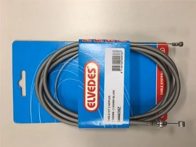 Produktbild von ELVEDES Kabel Uni 2 Nippels 2,35 m Silber 6444 39Z