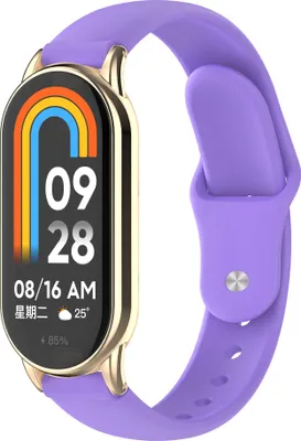 Immagine prodotto di INF Cinturino in silicone per Xiaomi Band 8/9 (cinturino+connettore) Viola