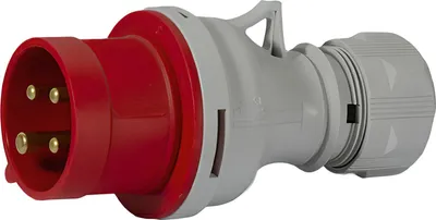 Immagine prodotto di Spina solida ermetica 32A 400V 4P IP44