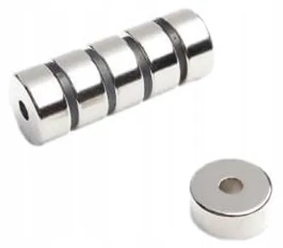 Produktbild von Neodym-Ringmagnet MP 22x6x10 N38, 10er-Set