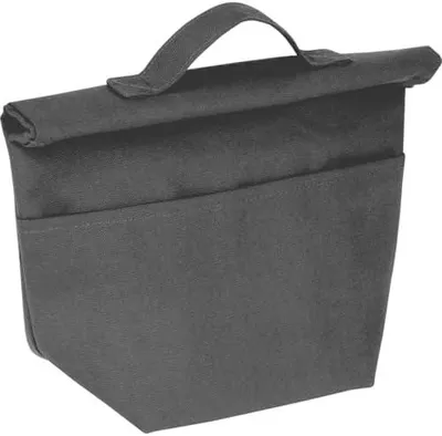 Image de Sac isotherme de couleur gris foncé avec poignée de transport