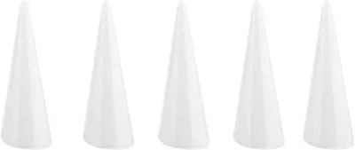 Immagine prodotto di Set di 5 espositori conici in plastica per gioielli
