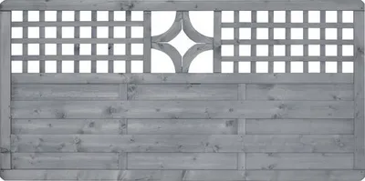 Produktbild von Vorgartenzaun Konsta Livia 180 x 90 cm hellgrau