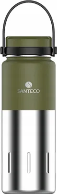 Immagine prodotto di Santeco Fiaschetta thermos da caffè sottovuoto per il tè - Manico in silicone 500Ml