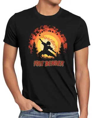 Produktbild von style3 Fire Bender Herren T-Shirt