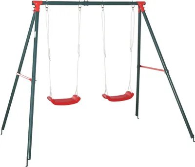 Obrázek produktu pro Dětská houpačka, odolný materiál, bezpečný design, zelená barva