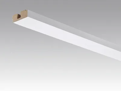 Produktbild von Meister | 2,38 m | Weiß 4084 Deckenleiste, Vierkant Wand Decken Abschlussleiste Hochglanz, Montagefreundlich, Renovierungsleiste, Innenraumleiste, Dekorleiste