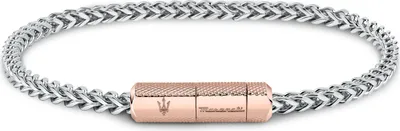 Produktbild von MASERATI BRACELET IP RG 100% Edelstahl silber
