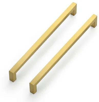 Productafbeelding van Goldschneider - Meubelgrepen - 15 stuks - Goudkleurig - Roestvrij staal - 256 mm
