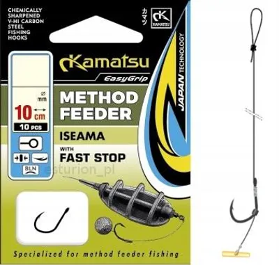 Produktbild von Kamatsu 503001308 Method Feeder Haken Iseama 10cm 10 Stück