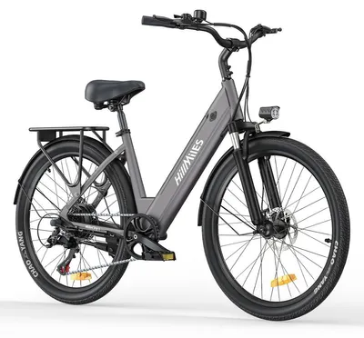 Produktbild von HillMiles MileCity 1 E-Bike 26 Zoll Tiefeinsteiger 250W 36V 13Ah, Grün