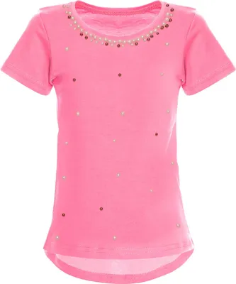 Produktbild von BEZLIT Mädchen T-Shirt mit Kunst-Perlen Dunkelrosa 116