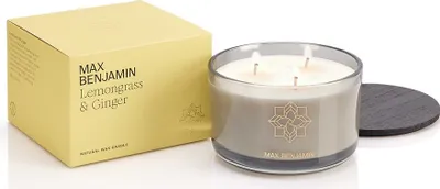 Produktbild von Max Benjamin 3-Docht-Duftkerze Lemongrass & Ginger 560g