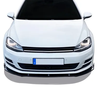 Für VW Golf 7 VII Spoilerlippe Frontspoiler mit ABE Cup Spoiler SCHWARZ GLANZ in der Farbe SCHWARZ von Jom Car-Parts GmbH