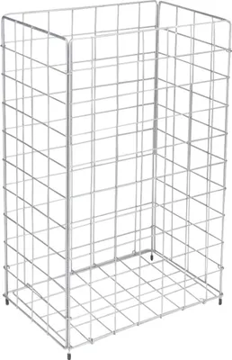 Obrázok produktu pre CWS Kôš na odpadky, malý, oceľový drôt, 20 l, biely, VxŠxH 360x300x210, 1 ks.