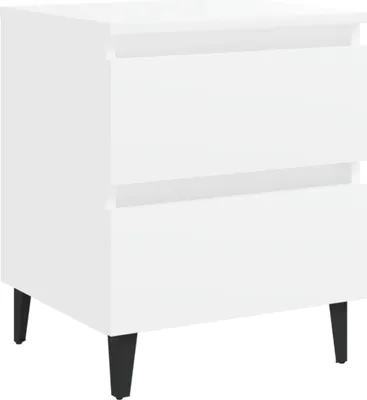 Immagine prodotto di vidaXL Comodini 2 pz. Bianco 40x35x50 cm Materiale a base di legno
