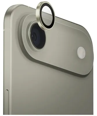 Obrázok produktu pre Uniq Optix hliníková ochrana objektívu pre fotoaparát pre iPhone Air s aplikátorom - zlatá