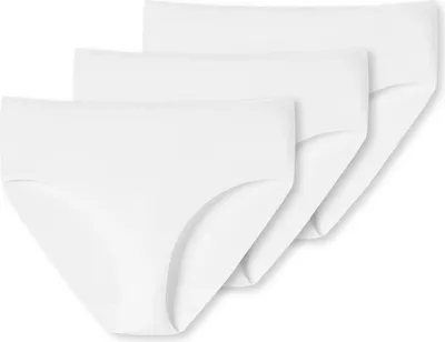 Produktbild von Schiesser Damen 3 er Pack Midi Gr. S  weiss