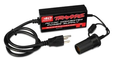 Produktbild von Traxxas TRX2976G AC->DC Adapter, 40W (Netzteil für 12V-Lader) EU-Version