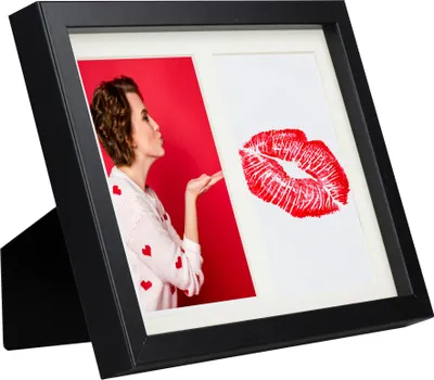 Produktbild von Bilderrahmen 17x23 für ein 10x15 Foto, schwarz, BD Art