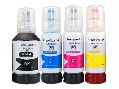 Produktbild von 340ml TiDis Ink Nachfülltinte für die Ecotankdruckertinte Nr.104 für ET-2710 usw.